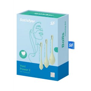 Yoni Power 2 – Kegel Balls Set – Light Green