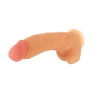 Dildo Girthy George con Ventosa – 9 pulgadas – Carne