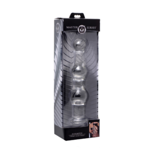 Mammoth – Glass Dildo with 3 Bumps