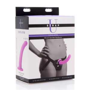 Navigator – Silicone G-Spot Dildo with Harness