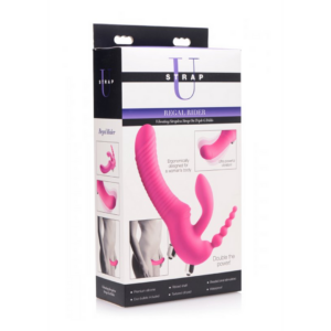 Regal Rider – Triple Vibrating Silicone Strapless Strap-On