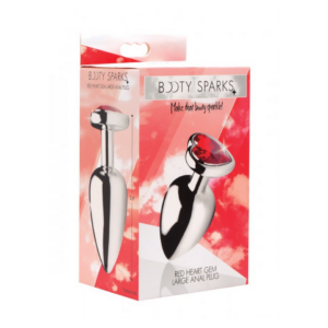 Red Heart Gem – Plug Anal – Grande