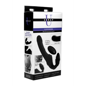 Pro Rider – Vibrating Silicone Strapless Strap-On with Remote Control