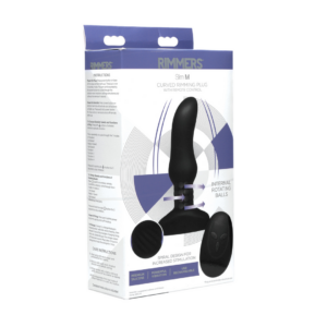 Slim M – Curved Rimming Plug with Remote Control