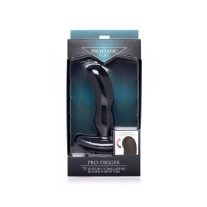 Pro-Digger – Silicone Stimulating P-Spot Vibrator with Beads