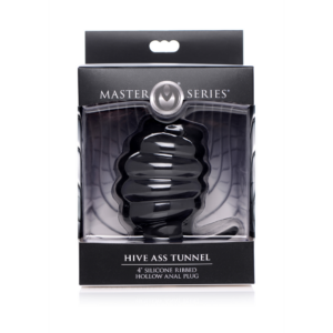 Hive Ass Tunnel – Tapón Anal Hueco de Silicona con Estrías – Grande