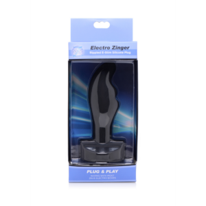 Electro Zinger – Ribbed E-Stim Silicone Plug