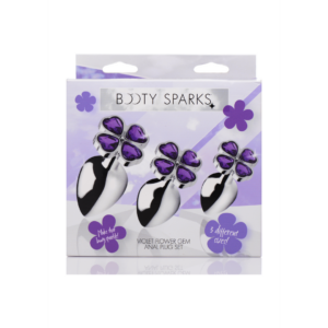 Violet Flower – Butt Plug Set – 3 Pieces