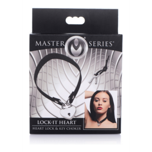 Lock-It – Choker with Heart Lock and Key