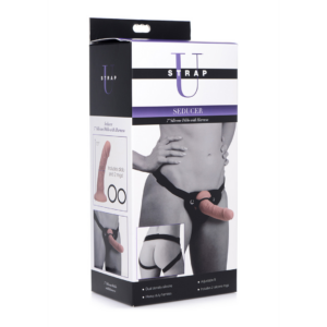Seducer – Dildo de silicona con arnés – 7 / 18 cm