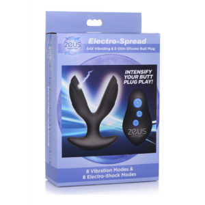 Electro-Spread – Vibrating and E-Stim Silicone Butt Plug