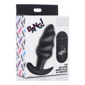 Vibrador de Silicona en Forma de Espiral con Control Remoto