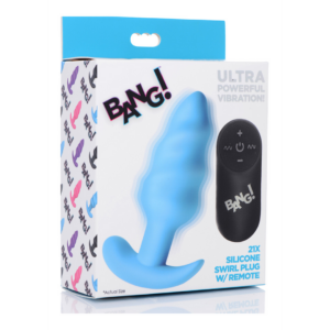 Plug Anal de Silicona Vibrante con Control Remoto