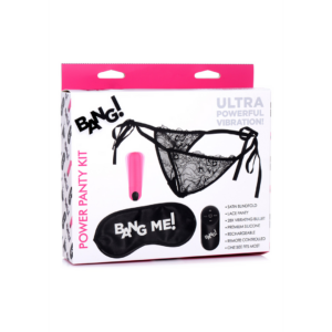 Power Panty – Lace Panties, Bullet Vibrator and Blindfold