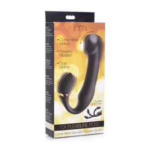 Pleasure – Silicone Vibrator with Clitoris Stimulator