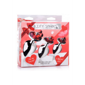 Red Gem – Butt Plug Set with Bells