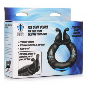 Cobra – Anillo de pene de silicona para estimulación dual