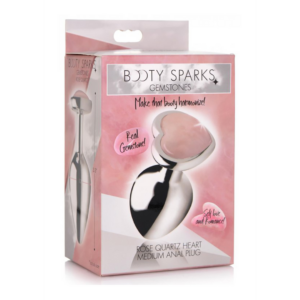 Rose Quartz Heart – Butt Plug – Medium
