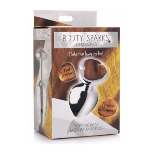 Tiger Eye Heart – Butt Plug – Medium