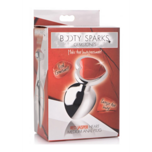 Red Jasper Heart – Butt Plug – Medium