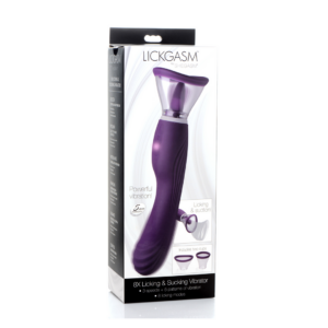 Lickgasm – 8x Licking and Sucking Vibrator – Purple