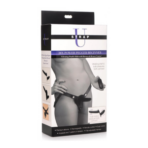 Pegger Beginner – Vibrating Double Dildo + Harness