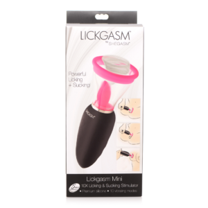 Lickgasm Mini – 10x Licking and Sucking Stimulator – Pink