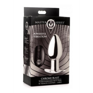 Chrome Blast – Plug Anal Recargable – Grande