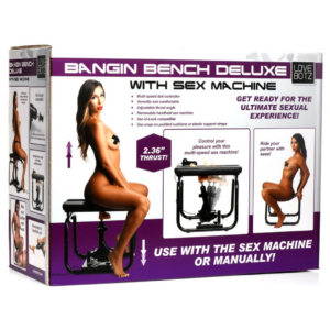 Deluxe Bangin’ Bench with Sex Machine – Black