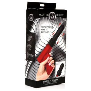 Thrusting Pistola Vibrator – Red