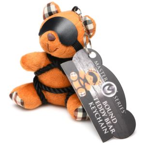 Llavero de Oso de Peluche de Cuerda – Marrón