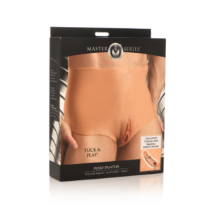 Pussy Panties – Silicone Vagina and Ass Panties – L