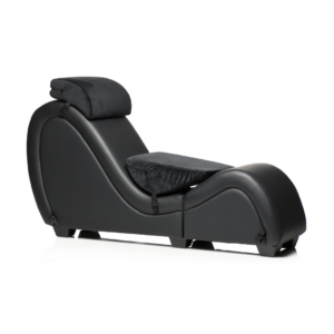 Chaise de Sexo Kinky con Cojines de Amor – Negro