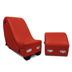 Chaise de Sexo Kinky con Almohadas de Amor – Rojo
