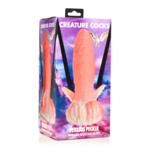Pegasus – Pecker Winged Silicone Dildo – Pink