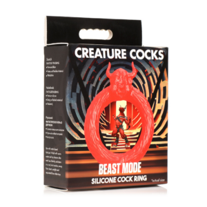 Beast Mode – Silicone Cock Ring – Red
