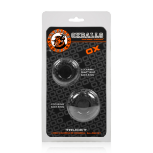 Truckt – 2-pack Stretchy Cockring – Black