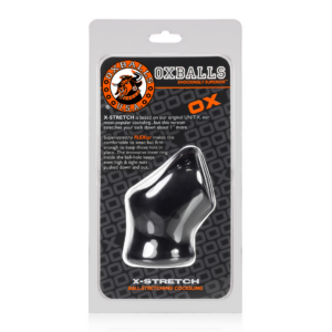 Unit-X Stretch – Sporty Sleek Cocksling with Extended Ballstretcher Base – Black