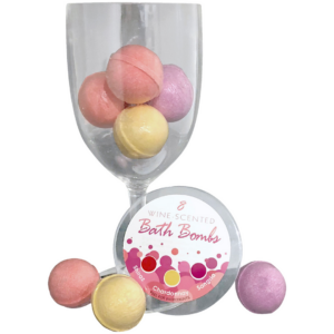 Bombas de baño con fragancia a vino (8 unidades)