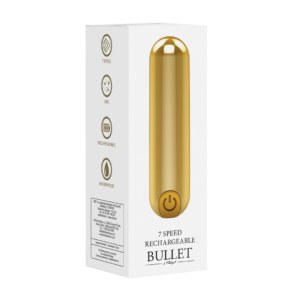 Bullet recargable de 10 velocidades – Oro