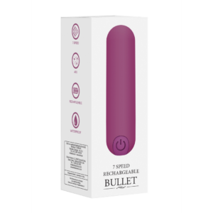Bullet recargable de 10 velocidades – Púrpura
