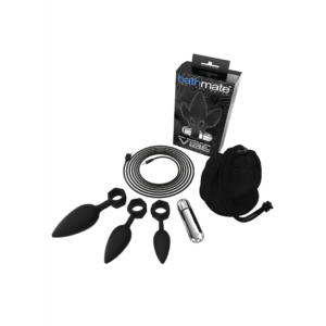 Vibe – Vibrating Anal Training Plugs – Set of 3 – Black