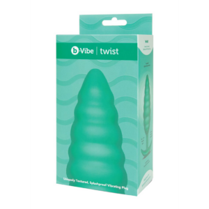 Twist Texture Plug – Vibrating Butt Plug