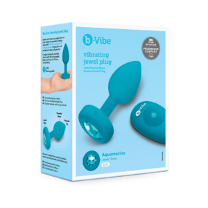 Aquamarine – Vibrating Butt Plug – S/M