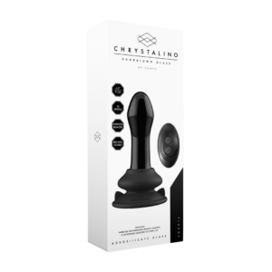 Pluggy – Vibrador de cristal con ventosa
