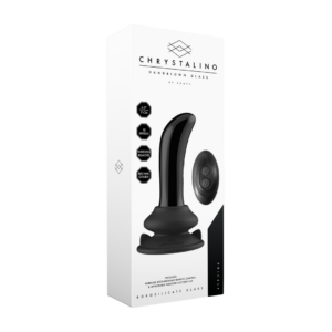 Prickly – Vibrador de vidrio suave para el punto G con control remoto