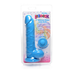 Dildo de silicona con bolas – 7 / 18 cm