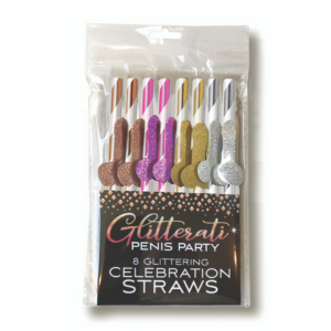 Glitterati – Penis Party Cocktail Straws