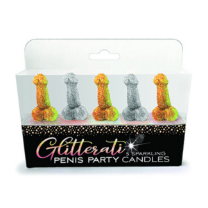 Glitterati – Set de Velas en Forma de Pene
