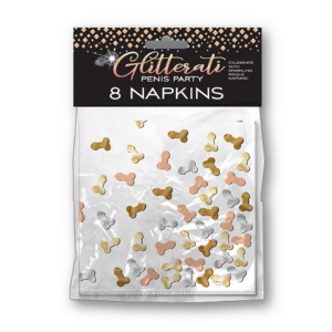 Glitterati – Penis Party Napkins